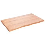 lauaplaat，Lauapind，Laua peal, helepruun, 100x60x(2-4) cm, t&ouml;&ouml;deldud tammepuit CFE567058