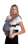 Ergobaby Omni Breeze beebikandekott vasts&uuml;ndinutele s&uuml;nnist kuni 20 kg, 4 asendit, Softflex v&otilde;rk, ergonoomiline beebik&otilde;hukandekott, seljakandekott, grafiithall
