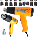 Hotair Zd-509 plastikkeevitusseade 1500w + 11 t&uuml;&uuml;pi jootetraat