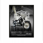 Pilt seinale mootorratas Harley Davidson Fat Boy Terminator