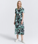 Tom Tailor Naiste kleit 1046466*37800, roheline/tumesinine, 38