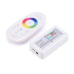 Joylit rgbw led riba kontroller rf-kaugjuhtimispuldiga, 2.4g juhtmevaba h&auml;mardamise kontroller 5v 12v 24v max 16a multifunktsionaalne kontroller cob smd rgb, rgb + valge led riba jaoks