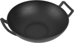Onlyfire malmist wok-pann k&auml;epidemega, l&auml;bim&otilde;&otilde;t 36 cm, malmist pann weber gourmet bbq s&uuml;steemile, sobib weber spirit ii & genesis ii gs4 s&uuml;steemile, bbq grillpann