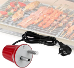 Grilli mootor elektriline grill grillimisvarras mootor Abs Dc 220v-240v reguleeritav v&auml;ligrilli mootor p&ouml;&ouml;rlev mootor varrastele elektriline grill, K&uuml;prose punastes grillidele