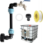 Ibc paagi hanekael, ibc hanekael 3/4 tolline v&auml;ljalaskekraan, vihmaveet&uuml;nni v&auml;ljalaskekraan ibc, ibc konteiner s60 x 6 3/4 tolline kraan, ibc adapter, ibc paagi tarvikud, ibc kraan