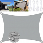 Markiis 3 x 4 m, p&auml;ikesepuri, veekindel p&auml;ikese- ja tuulekaitse, ristk&uuml;likukujuline p&auml;ikesepuri, koos kinnitusn&ouml;&ouml;ridega, markiisikangas aeda, r&otilde;dule ja terrassile, hall