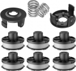 Tap&go asendusniidirull, &uuml;hildub Makita Battery Sense 18 V Dur181/rf/z murutrimmeriga. (6 rulli + 2 vedru + 2 trimmerikatet)