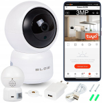 P&ouml;&ouml;ratav Wifi Ip kaamera 3mp Ultra Hd Audio Beebimonitor Elektrooniline Smart Tuya