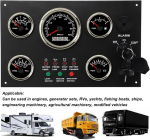 Aramox mereinstrumentide paneel, paadi instrumentide paneel spidomeeter k&uuml;tusetaseme veetemperatuuri &otilde;lir&otilde;hu n&auml;idik voltmeeter 5 armatuurlaua n&auml;idikute komplekt