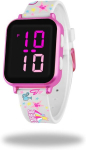 Ods - Barbie Wr 3atm Led digitaalne veekindel kell 12-24 tundi roostevabast terasest alus m&auml;nguasi lastele soovitatav vanus + 3 rihma, rihm.