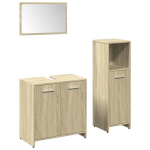 3-osaline vannitoa m&ouml;&ouml;blikomplekt, Sonoma tamm, tehispuit CFE590001