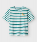 Name IT Poiste T-s&auml;rk 13238149*01, valge/roheline