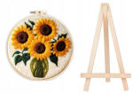 Piltimispilt kuivalt + puidust molbert, loominguline Diy komplekt