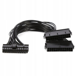 Atx 24pin Dual Psu 2 toiteploki kaabel Add2psu Riser