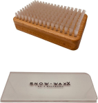 Snow-waxx Plexi tera 5 mm + nailonist suusahari | Uuenda katet | Suusa lumelaua komplekt | Valmistatud Saksamaal