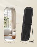 T&auml;ispikkuses peegel, 160 x 50 cm, Tindimust, T&auml;ispikkuses peegel, SONGMICS LFM029B01, 160 x 50 cm, Tindimust