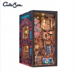 Miniatuurne Diy maja mini Book Nook detektiiv the long goodbye Cutebee