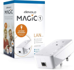 Devolo 8289 Magic 1-1200 Lan Auxiliary Powerline adapter, stabiilne kodut&ouml;&ouml;, k&otilde;rge j&otilde;udlus (kuni 1200 Mbps teie koduv&otilde;rgule, internet igast pistikupesast, Plug and Play, lihtne)