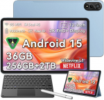 Tahvelarvuti Blackview MEGA2 11.97" Android 15 2.4G+5G Wifi, RAM 36 Go ROM 256 Go/SD 2 To 9000mAh Azul + K1
