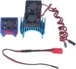 Rc auto ventilaator, ip44 veekindel rc jahutusradiaator, kiire ventilaator, rc mootori ventilaatorite grupp traxxas slash 4&times;4 vxl 1/10 rc autole (sinine)