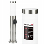 &Otilde;ues seisev aiavalgusti, 65 cm post 230 V pesaga