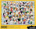 Aquarius Peanuts pusle (3000 t&uuml;kki) - ametlikult litsentseeritud Peanuts'i tooted ja kollektsiooniobjektid - peegeldusvaba - t&auml;pne sobivus - praktiliselt puudub pusletolm - 81 x 114 cm