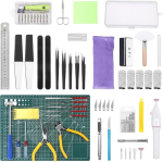 Roxanex 101-osaline mudeliehituse t&ouml;&ouml;riistakomplekt, hobiehituse t&ouml;&ouml;riistakomplekt, mudeliehituse t&ouml;&ouml;riistakomplekt, p&otilde;hivahendid, k&auml;sit&ouml;&ouml;komplekt gundam autole, mudelite valmistamiseks, parandamiseks ja kinnitamiseks