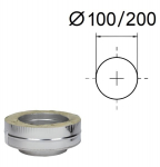Alumine adapter &bdquo;+&ldquo;. D-100/200 mm.