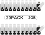 USB pulk 20 tk. Usb m&auml;lupulgad 2 Gb, v&auml;rvilised, metallist, Usb 2.0