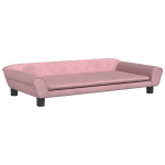 lastediivan, roosa, 100x50x26 cm, samet CFE36706
