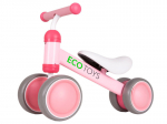 Tasakaaluratas, velotrenaž&ouml;&ouml;r, miniratas lastele, roosad ECOTOYS