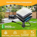 Zotoyi 15 m p&auml;ikeseenergial t&ouml;&ouml;tavad led valgusketid v&auml;litingimustes kasutatavad valgusketipirnid p&auml;ikeseenergiaga 24 + 2 G40 pirniga Ip65 veekindlad 4 režiimiga v&auml;litingimustes kasutatavad p&auml;ikesevalgusketid r&otilde;dule aeda pulmade kaunistamiseks sise&otilde;u ...