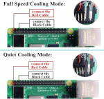 Youmile 2 tk pak raspberry pi 4 ventilaatorile, ventilaator 30 x 30 x 7 mm dc 5 v harjadeta cpu ventilaator jahutusradiaatori kruvide komplekti kruvikeerajaga raspberry pi 4 mudelile