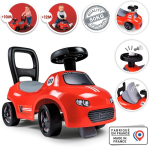 Smoby My First Car - v&auml;ikelaste s&otilde;iduauto - ohutu ja man&ouml;&ouml;verdatav - seljatugi ja panipaik - ideaalne lastele alates 10. elukuust