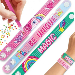 Yeomju 3-osaline teemantkunsti k&auml;ev&otilde;rude komplekt, teemantmaali ehete k&auml;ev&otilde;rude valmistamise juhised t&uuml;drukutele lastele v&auml;&auml;riskividega isetehtavad eva k&auml;ev&otilde;rud, tee ise komplekti kingitused