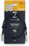 Stagg 21394 5 m professionaalne midi-kaabel - must