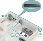 Trendnet Tpe-tg327 7-pordiline Multi Gig Poe+ l&uuml;liti, 5 x 1g Rj-45 Poe+ Base-t porti, 2 x 2.5g Rj-45 Poe+ porti, 20gbps l&uuml;litusv&otilde;imsus, v&otilde;rgu etherneti l&uuml;liti