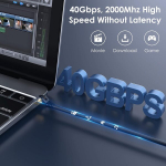 Lovicool Cat 8 ethernet kaabel 3m, 40 gbps/2000 mhz kiire &uuml;mmargune rj45 lan v&otilde;rgukaabel, sftp varjestatud internetikaabel, interneti patch-kaabel l&uuml;litile, ruuterile, modemile, patch-paneelile, pc-le