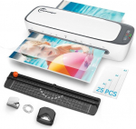 Laminaator, A3 A4 laminaator 25 lamineerimiskotiga, 6-in-1 A3 A4 A5 A6 laminaator, laminaator koos paberil&otilde;ikuri ja nurga &uuml;mardajaga, lamineerimismasinad fotode jaoks kodus, kontoris, koolis kasutamiseks