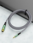 3,5 mm kuni Xlr kaabel, 1 m, stereo minipistik Xlr emasele