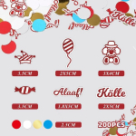 V&auml;rviline konfeti lauakaunistus s&uuml;nnip&auml;evaks karnevalile, konfeti lauakaunistus tsirkuse puidust ketas k&auml;sit&ouml;&ouml; kaunistamiseks v&auml;ike v&auml;rvimiseks klouni konfeti, karnevali kaunistus (200 t&uuml;kki)