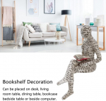 Wbty Lugemiskuju Naised, tselluloosi m&otilde;tleja kuju, esteetiline skulptuur, ruumi sisustus, moodne abstraktne kaunistus raamaturiiulil, laual, kodus ja (e)