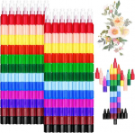 Lectorias 14 vahakriidi komplekt, kriidid, laste v&auml;rvilised, virnastatavad pliiatsid, vahakriidid, kriidid, v&auml;rvipliiatsid, peokotid, laste s&uuml;nnip&auml;evad, vikerkaarepliiatsid (12 v&auml;rvi &uuml;hes)