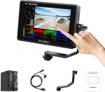 Feelworld lut7 camera dslr field monitor 2200nit 7 tolline puutetundlik v&auml;limonitor koos f970 6600 mah akuga, 3d lut waveform automaatse valgusanduriga 1920 x 1200 4k hdmi sisend