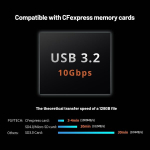 Pgytech Cfexpress Type B/sd/micro Sd kaardilugeja Usb 3.2 Gen 2 10gbps m&auml;lukaardilugeja Cfexpress Type B/sd/tf/nano kaardihoidja, &uuml;hildub Windows/mac/linux/android/ipad Os (moss green)