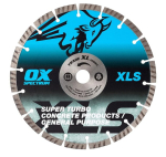 Ox Tools Trade Xl Super Turbo segmenteeritud teemantketas betoonile ja Gp 230/22,23 mm sinine