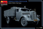 Miniart 35445 1:35 Saksa 3. seeria veoauto, varajane tootmine. T&auml;pne koopia, modelleerimine, plastikkomplekt, k&auml;sit&ouml;&ouml;, hobi, liimimine, mudelikomplekt, kokkupanek, v&auml;rvimata