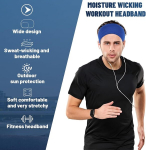 Otsaesine higipael, 5 spordipeapaela pakend meestele ja naistele, meeste juuksepael, must spordipeapael treeninguteks, jalgpalliks, s&ouml;rkjooksuks, jooksmiseks, jalgrattas&otilde;iduks, joogaks