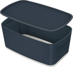 Leitz Mybox 52630089 velvet grey cosy series v&auml;ike hoiukarp kaanega, tumehall