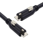 Chenyang usb-c kuni c kaabel, usb 3.1 type c, andme- ja toitekaabel t&ouml;&ouml;stuskaameratele &uuml;he kruvi pordiga paneelile paigaldamiseks, 1.2 m